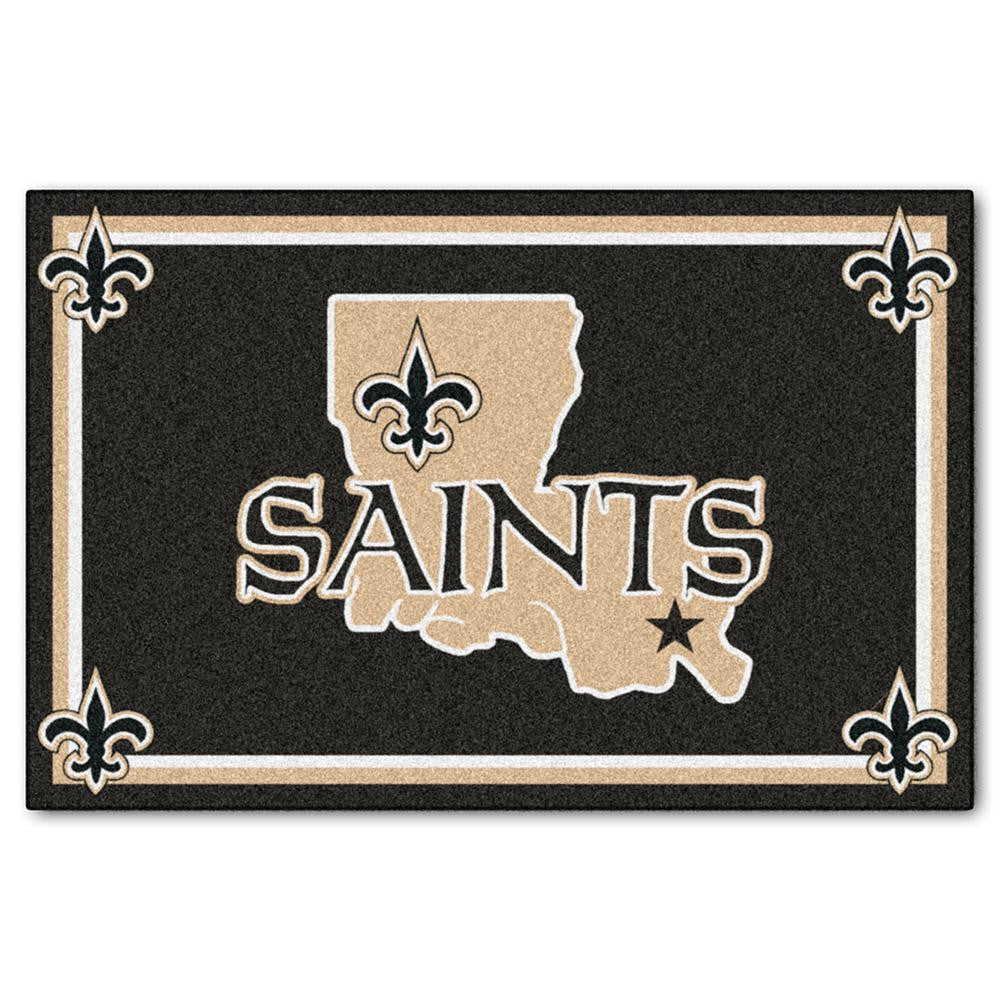 New Orleans Saints NFL Floor Rug (5x8')