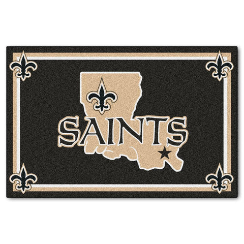 New Orleans Saints NFL Floor Rug (5x8')