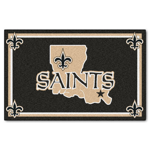 New Orleans Saints NFL Floor Rug (4'x6')