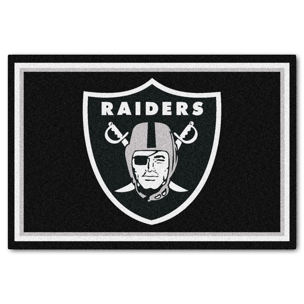 Oakland Raiders NFL Floor Rug (5x8')