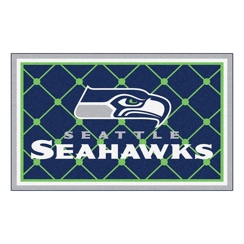 Seattle Seahawks NFL Floor Rug (4'x6')
