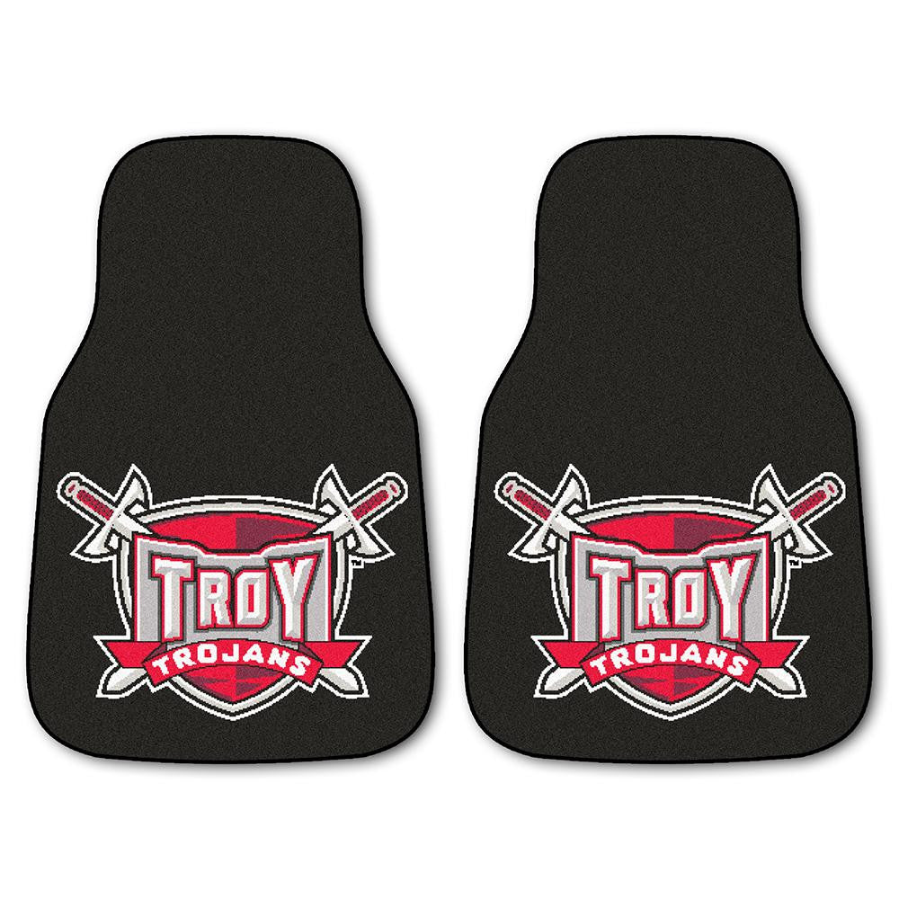 Troy State Trojans NCAA Car Floor Mats (2 Front)