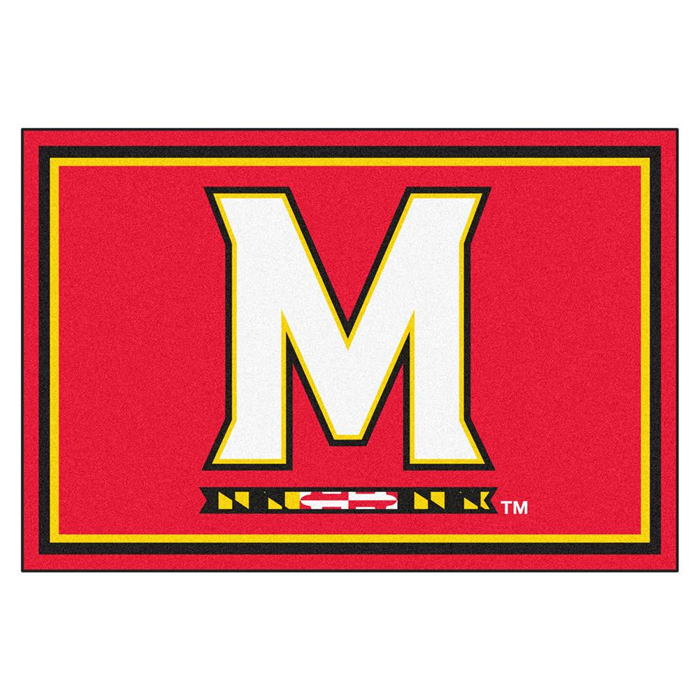 Maryland Terps NCAA Floor Rug (5x8')