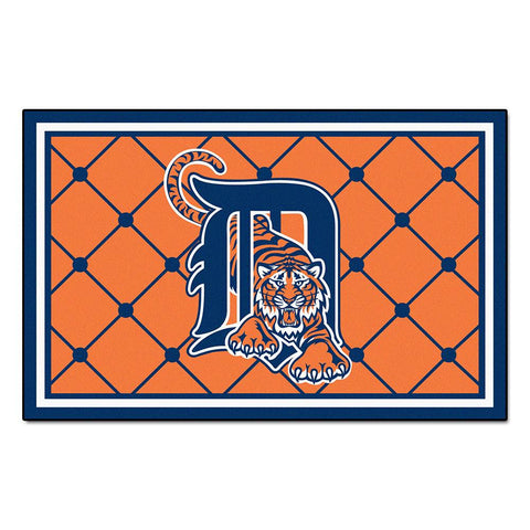 Detroit Tigers MLB Floor Rug (4'x6')