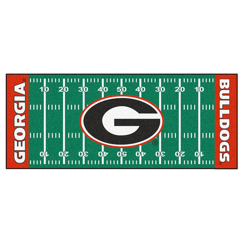 Georgia Bulldogs NCAA Floor Runner (29.5x72) G Logo on Red