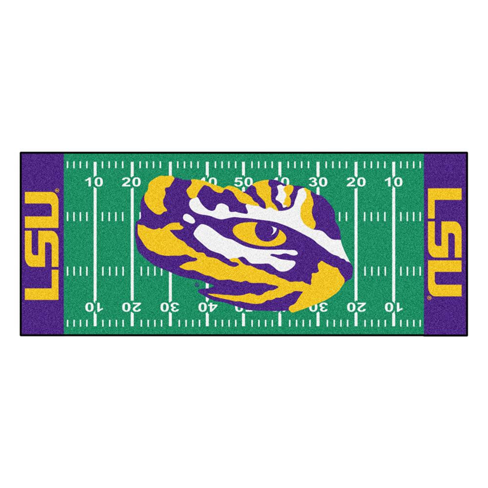 Louisiana State Fightin Tigers NCAA Floor Runner (29.5x72) Tiger Head