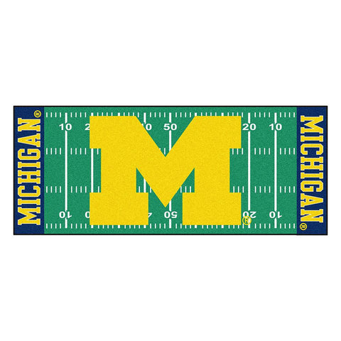 Michigan Wolverines NCAA Floor Runner (29.5x72)