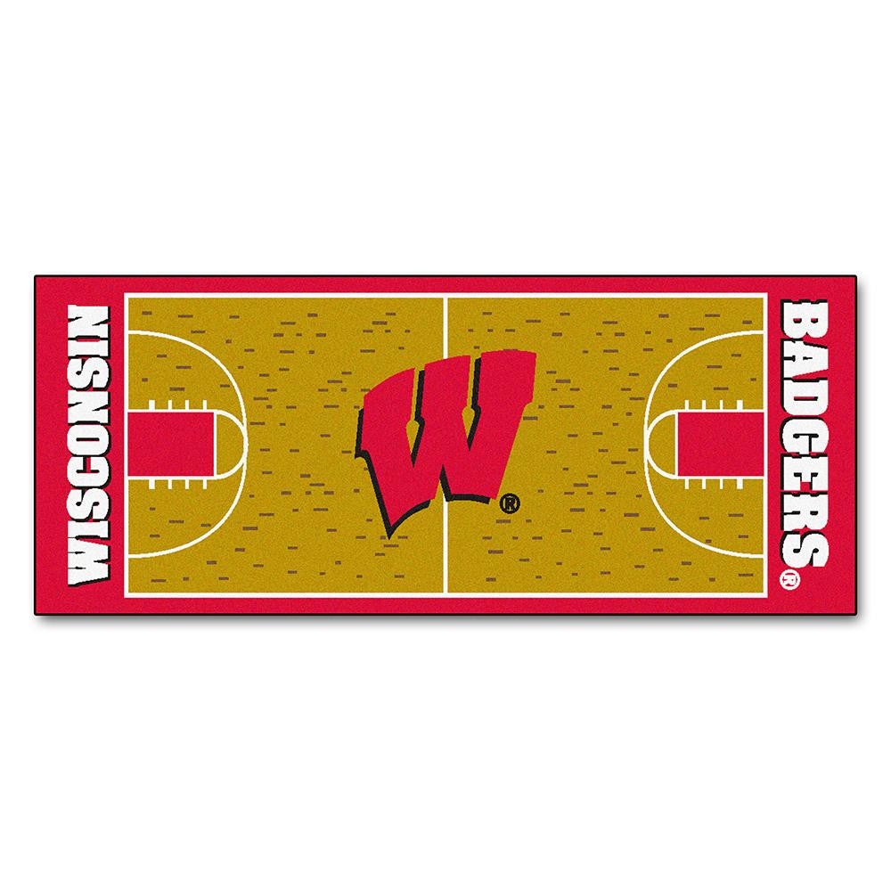 Wisconsin Badgers NCAA Court Runner (29.5x72)