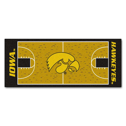 Iowa Hawkeyes NCAA Court Runner (29.5x72)