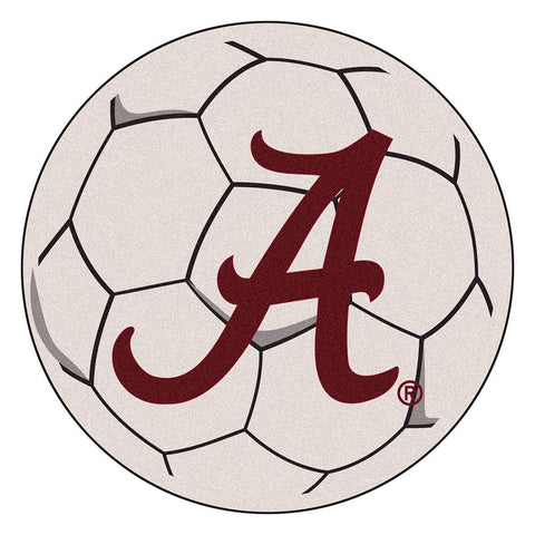 Alabama Crimson Tide NCAA Soccer Ball Round Floor Mat (29)
