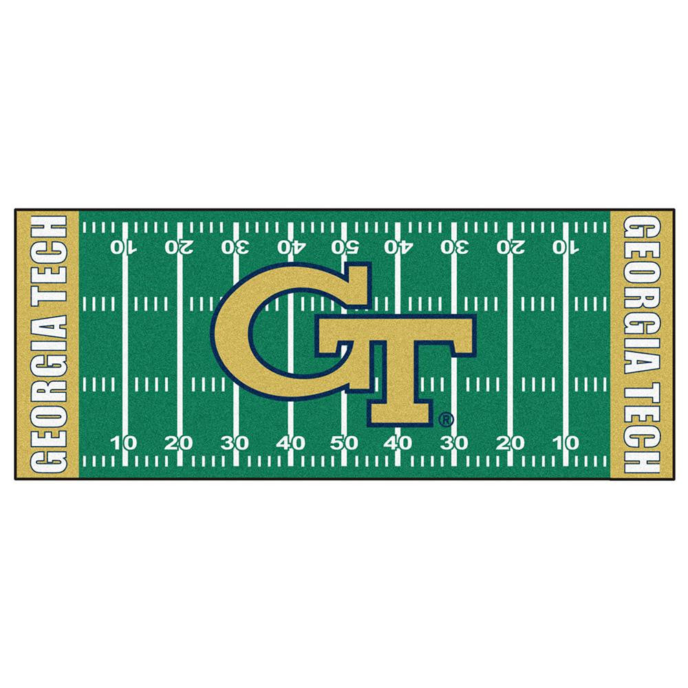 Georgia Tech Yellowjackets NCAA Floor Runner (29.5x72) Yellowjackets Logo