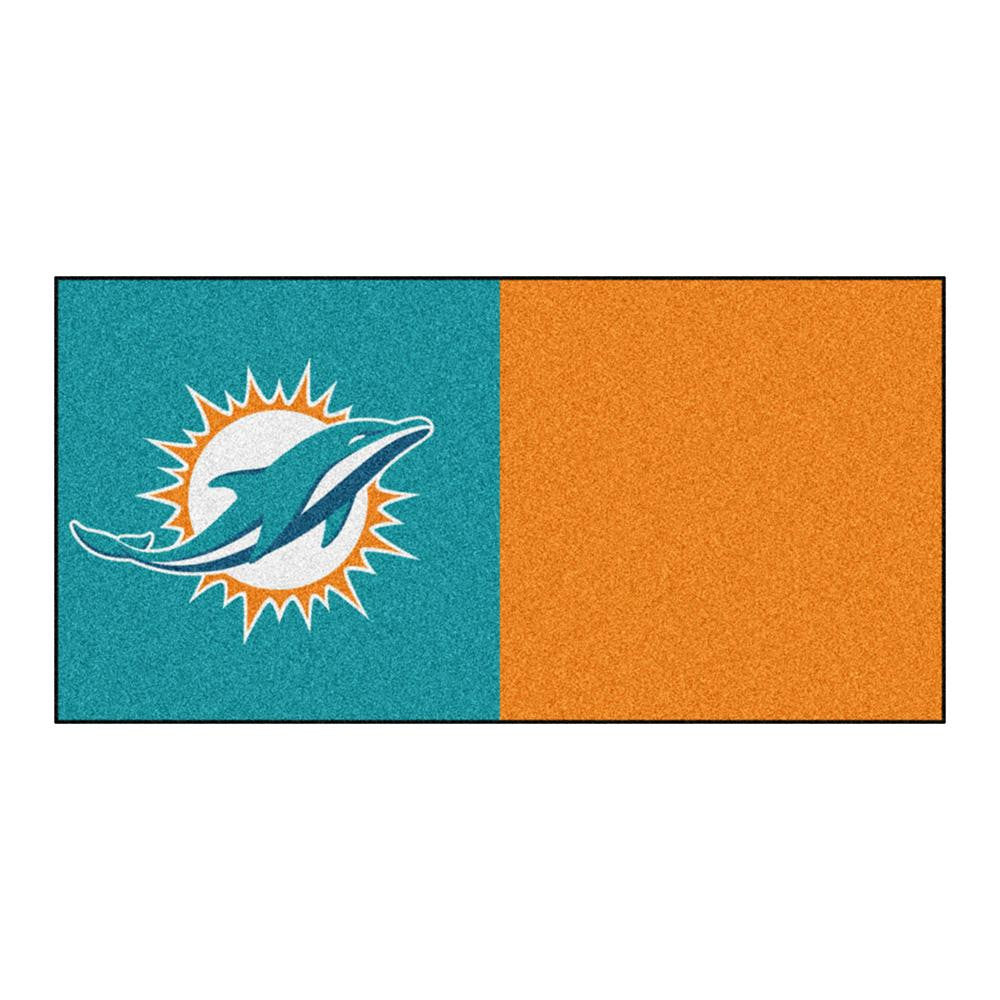 Miami Dolphins NFL Team Logo Carpet Tiles