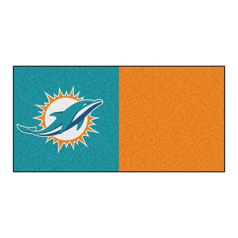 Miami Dolphins NFL Team Logo Carpet Tiles