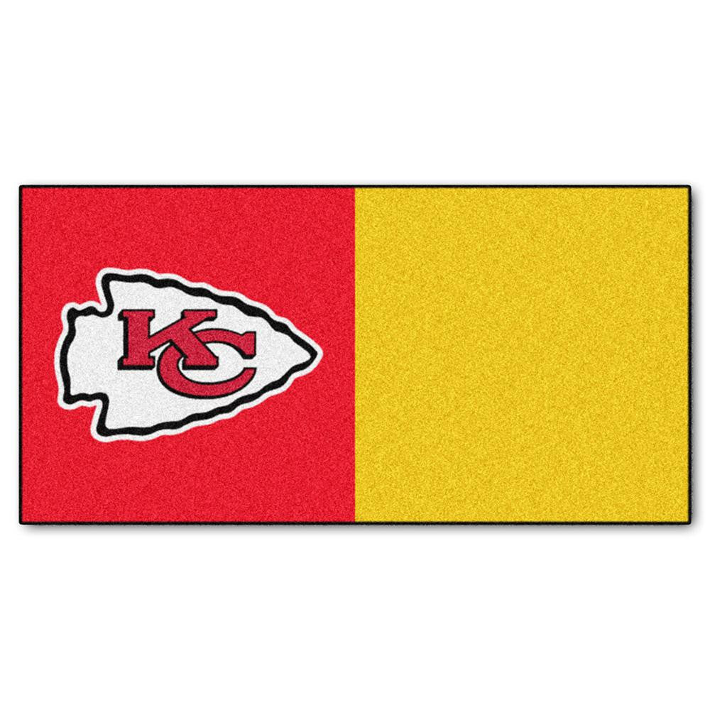 Kansas City Chiefs NFL Team Logo Carpet Tiles