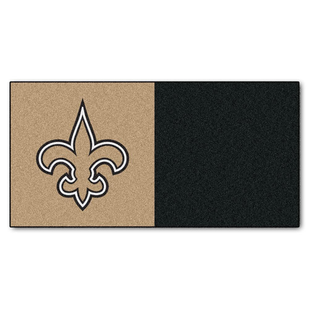New Orleans Saints NFL Team Logo Carpet Tiles