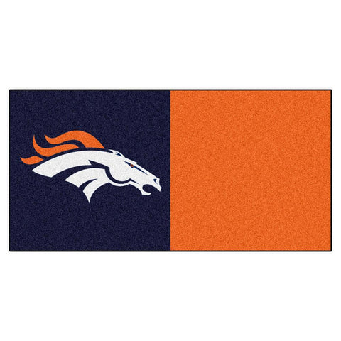 Denver Broncos NFL Team Logo Carpet Tiles