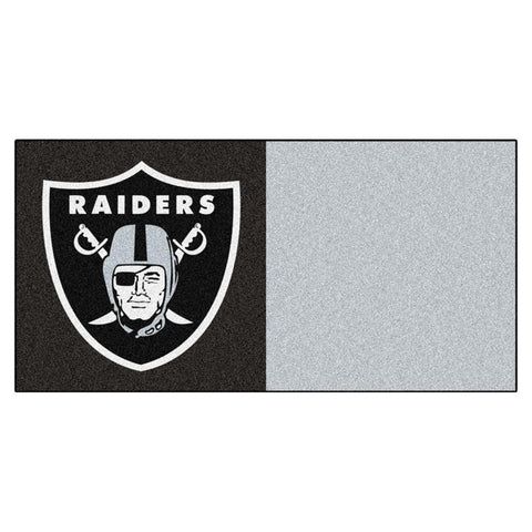 Oakland Raiders NFL Team Logo Carpet Tiles