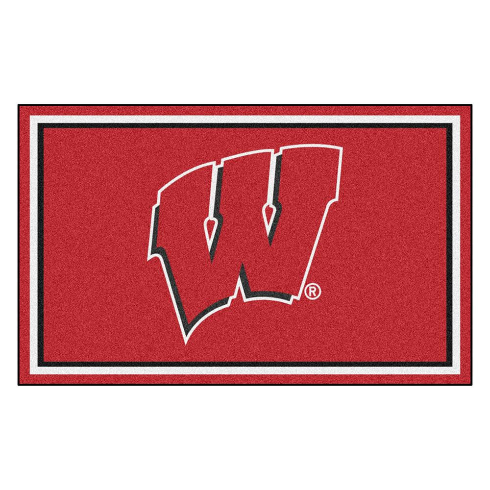 Wisconsin Badgers NCAA 4x6 Rug (46x72)