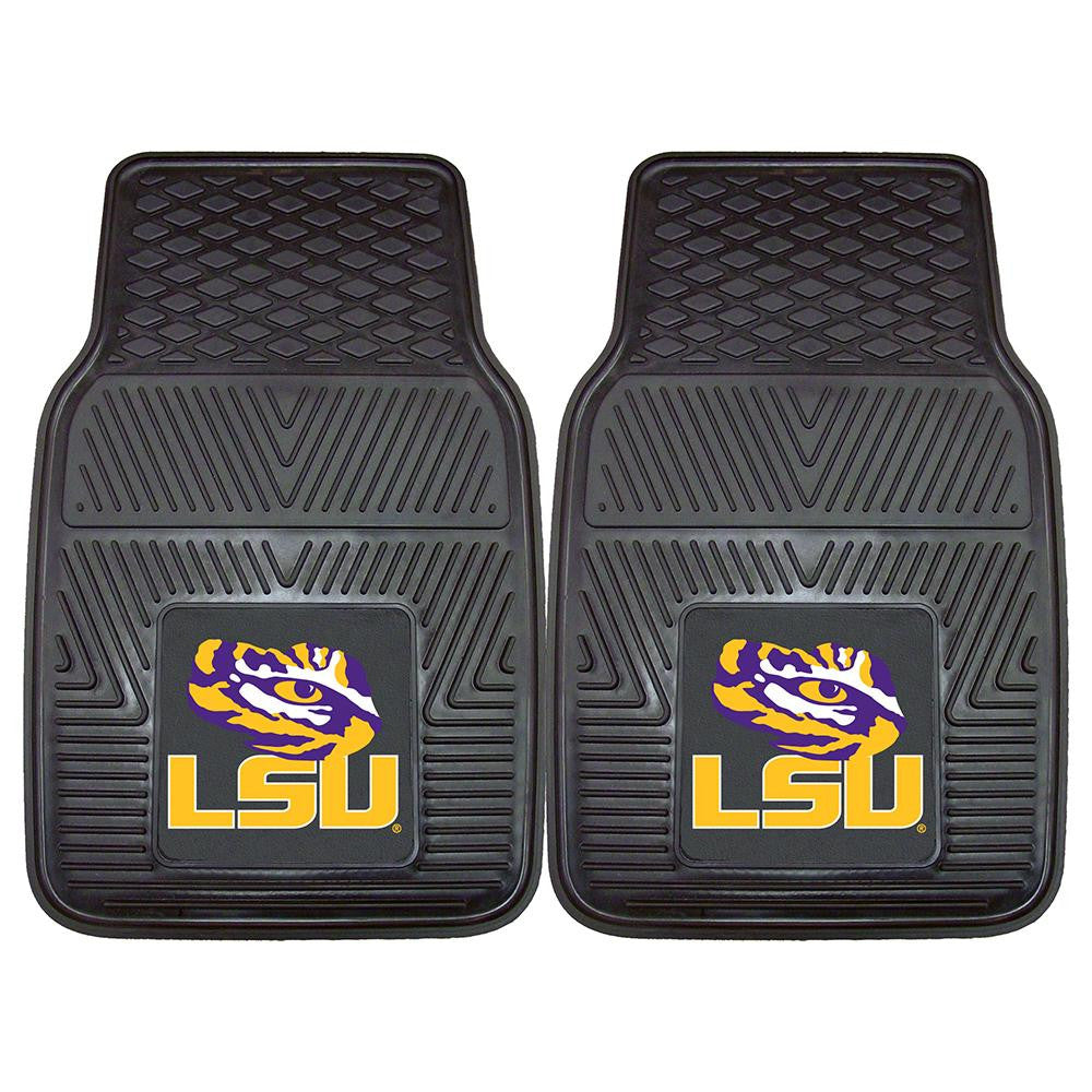 LSU Tigers NCAA Heavy Duty 2-Piece Vinyl Car Mats (18x27)