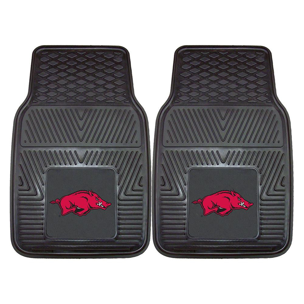 Arkansas Razorbacks NCAA Heavy Duty 2-Piece Vinyl Car Mats (18x27)