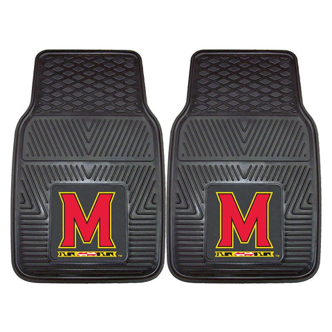 Maryland Terps NCAA Heavy Duty 2-Piece Vinyl Car Mats (18x27)