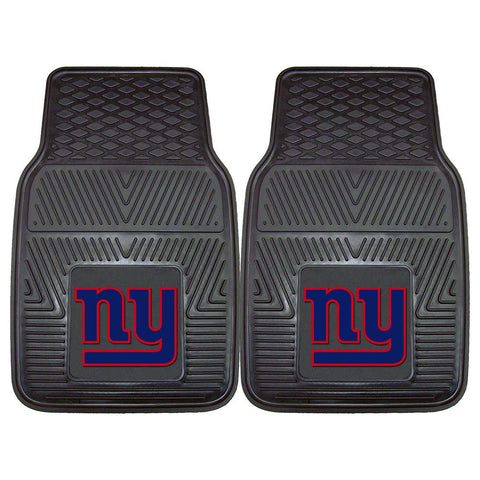 New York Giants NFL Heavy Duty 2-Piece Vinyl Car Mats (18x27)