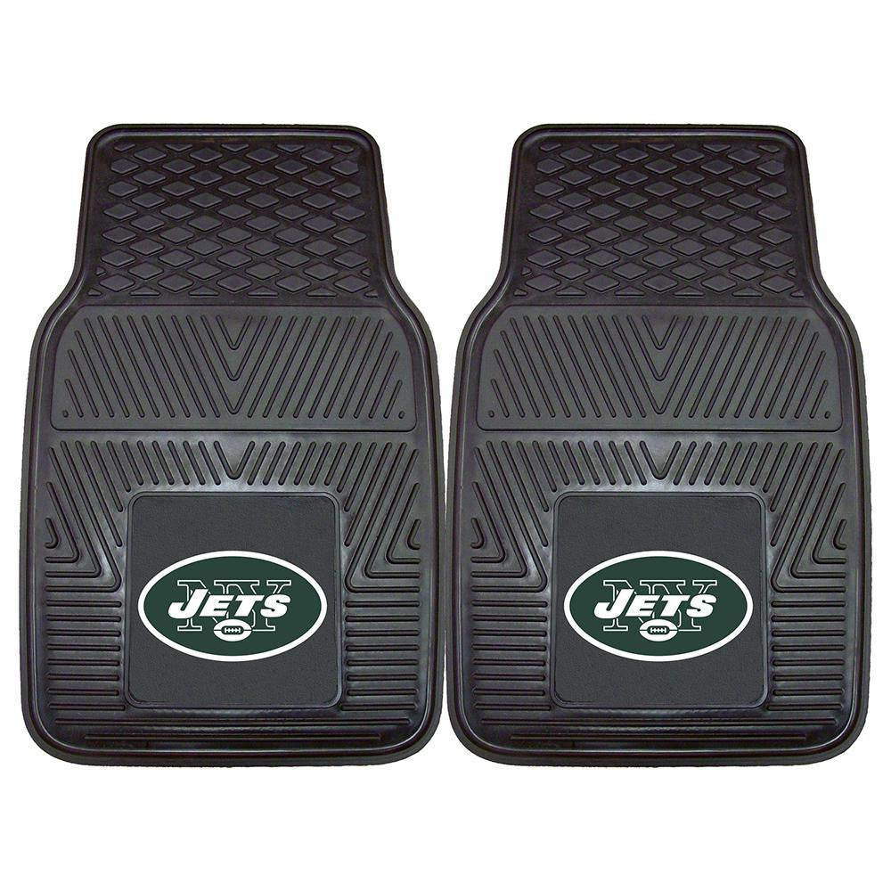 New York Jets NFL Heavy Duty 2-Piece Vinyl Car Mats (18x27)