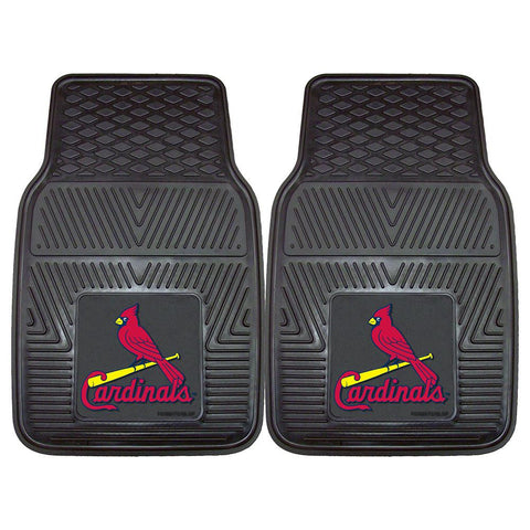 St. Louis Cardinals MLB Heavy Duty 2-Piece Vinyl Car Mats (18x27)