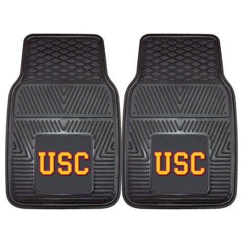 USC Trojans NCAA Heavy Duty 2-Piece Vinyl Car Mats (18x27)