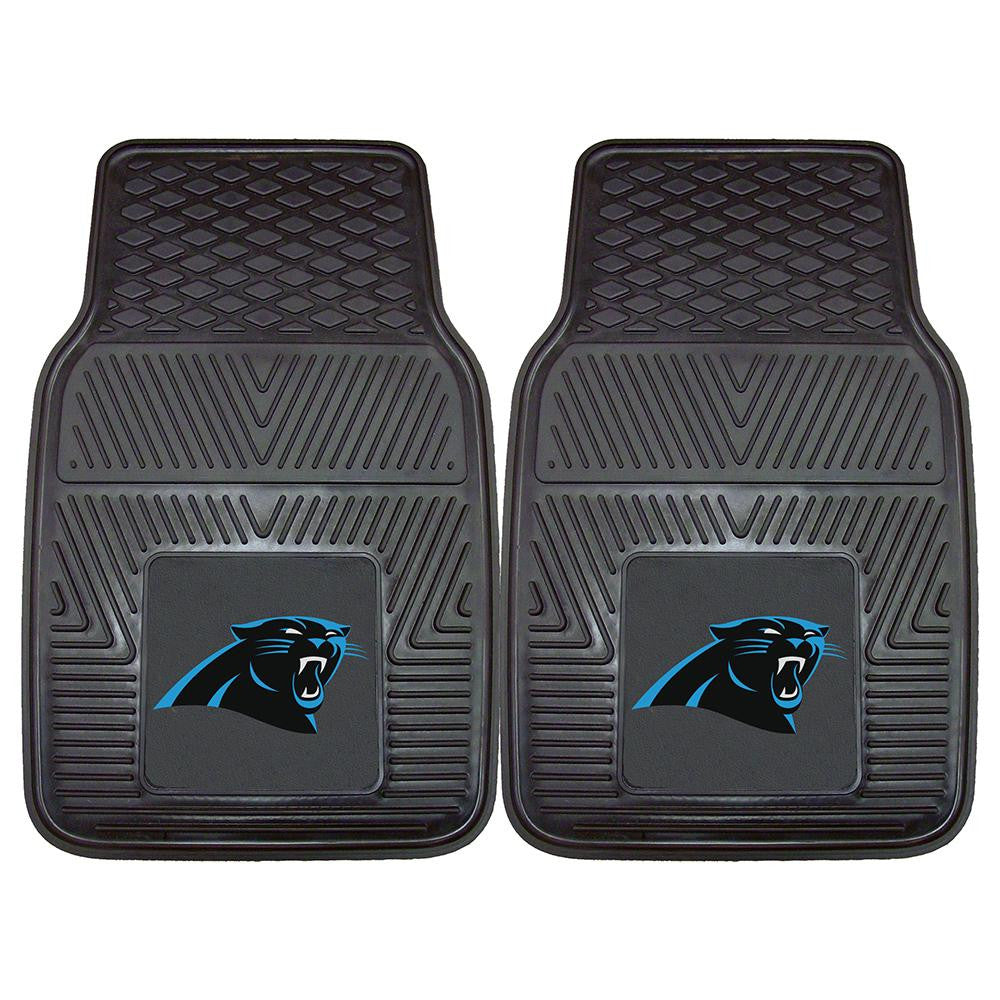 Carolina Panthers NFL Heavy Duty 2-Piece Vinyl Car Mats (18x27)