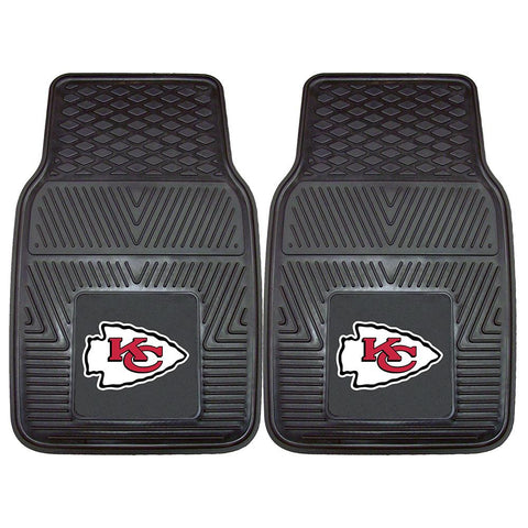 Kansas City Chiefs NFL Heavy Duty 2-Piece Vinyl Car Mats (18x27)