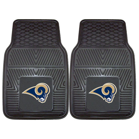 Los Angeles Rams NFL Heavy Duty 2-Piece Vinyl Car Mats (18x27)