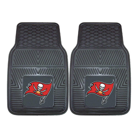 Tampa Bay Buccaneers NFL Heavy Duty 2-Piece Vinyl Car Mats (18x27)