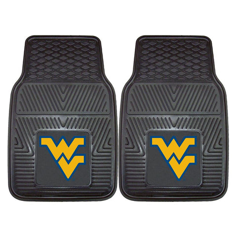 West Virginia Mountaineers NCAA Heavy Duty 2-Piece Vinyl Car Mats (18x27)