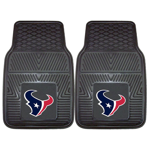 Houston Texans NFL Heavy Duty 2-Piece Vinyl Car Mats (18x27)