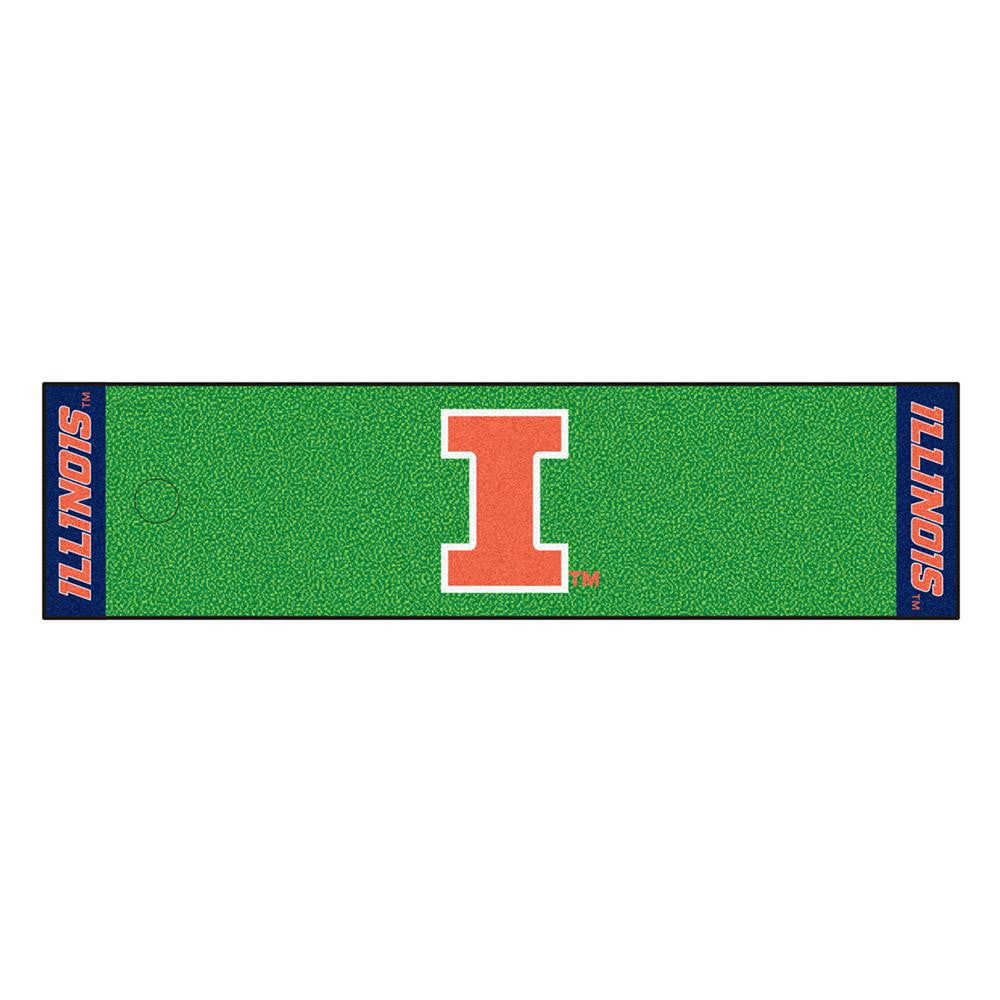 Illinois Fighting Illini NCAA Putting Green Runner (18x72)