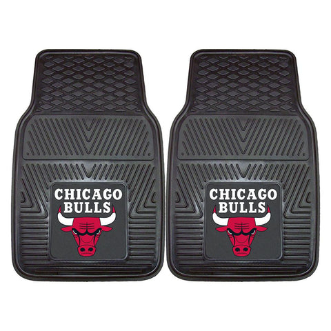 Chicago Bulls NBA Heavy Duty 2-Piece Vinyl Car Mats (18x27)