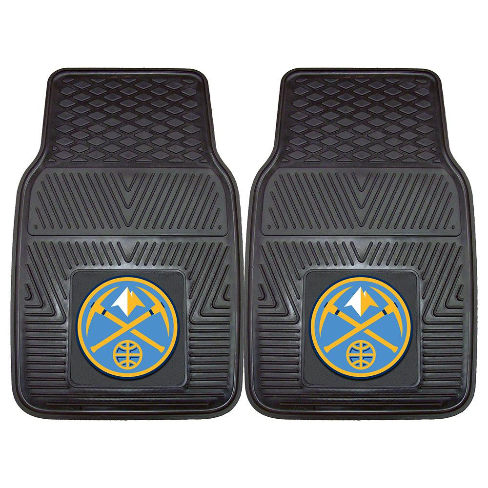 Denver Nuggets NBA Heavy Duty 2-Piece Vinyl Car Mats (18x27)