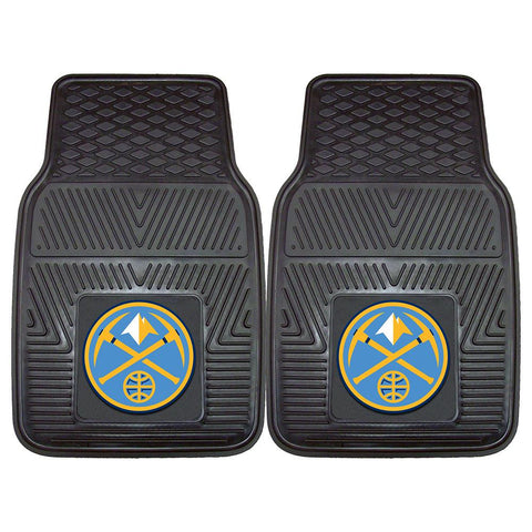 Denver Nuggets NBA Heavy Duty 2-Piece Vinyl Car Mats (18x27)