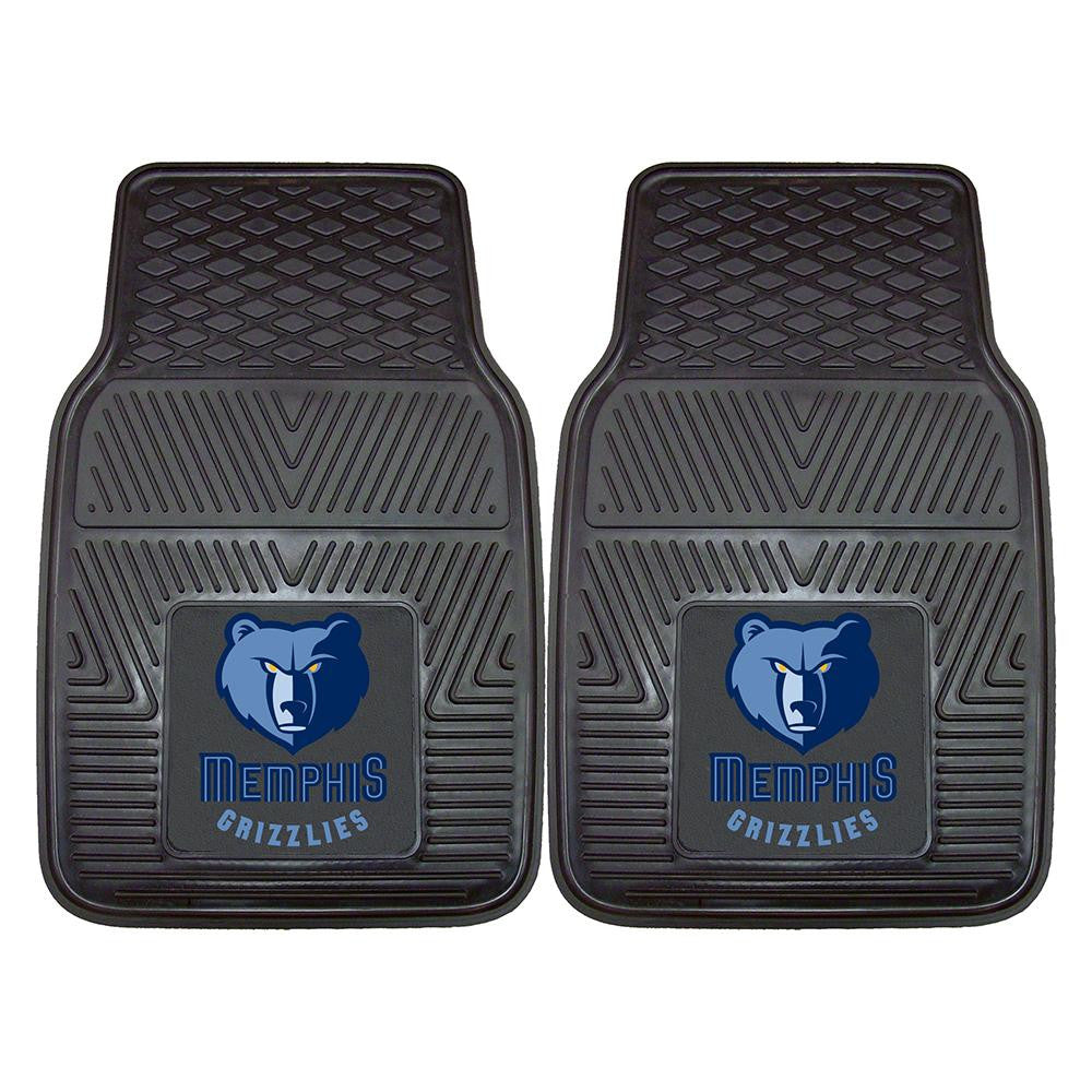 Memphis Grizzlies NBA Heavy Duty 2-Piece Vinyl Car Mats (18x27)