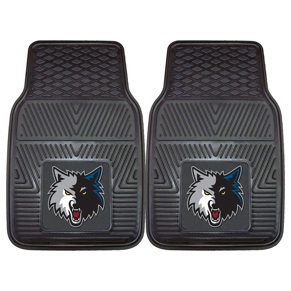 Minnesota Timberwolves NBA Heavy Duty 2-Piece Vinyl Car Mats (18x27)