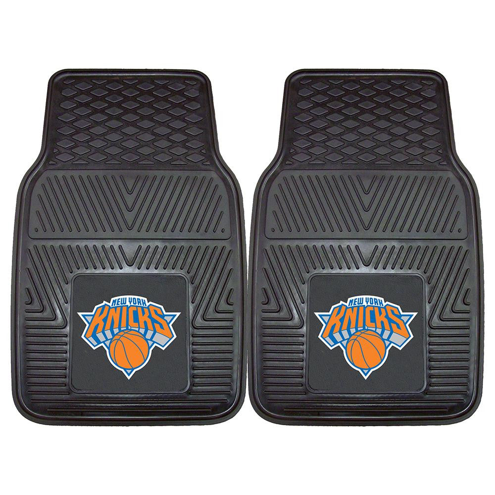 New York Knicks NBA Heavy Duty 2-Piece Vinyl Car Mats (18x27)