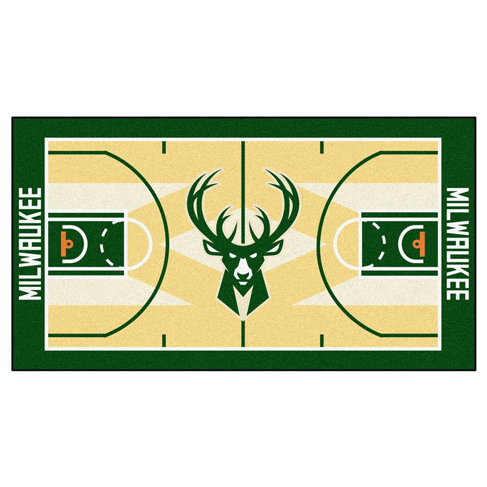Milwaukee Bucks NBA 2x4 Court Runner (24x44)