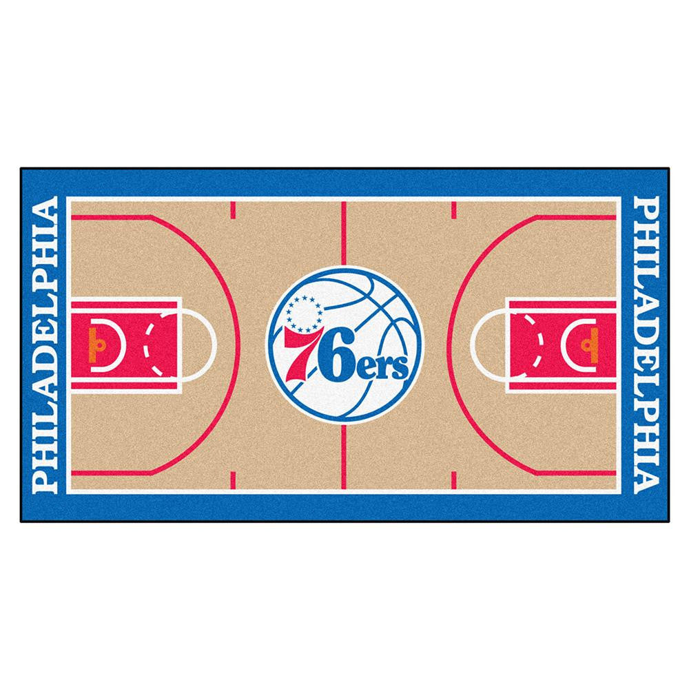Philadelphia 76ers NBA 2x4 Court Runner (24x44)