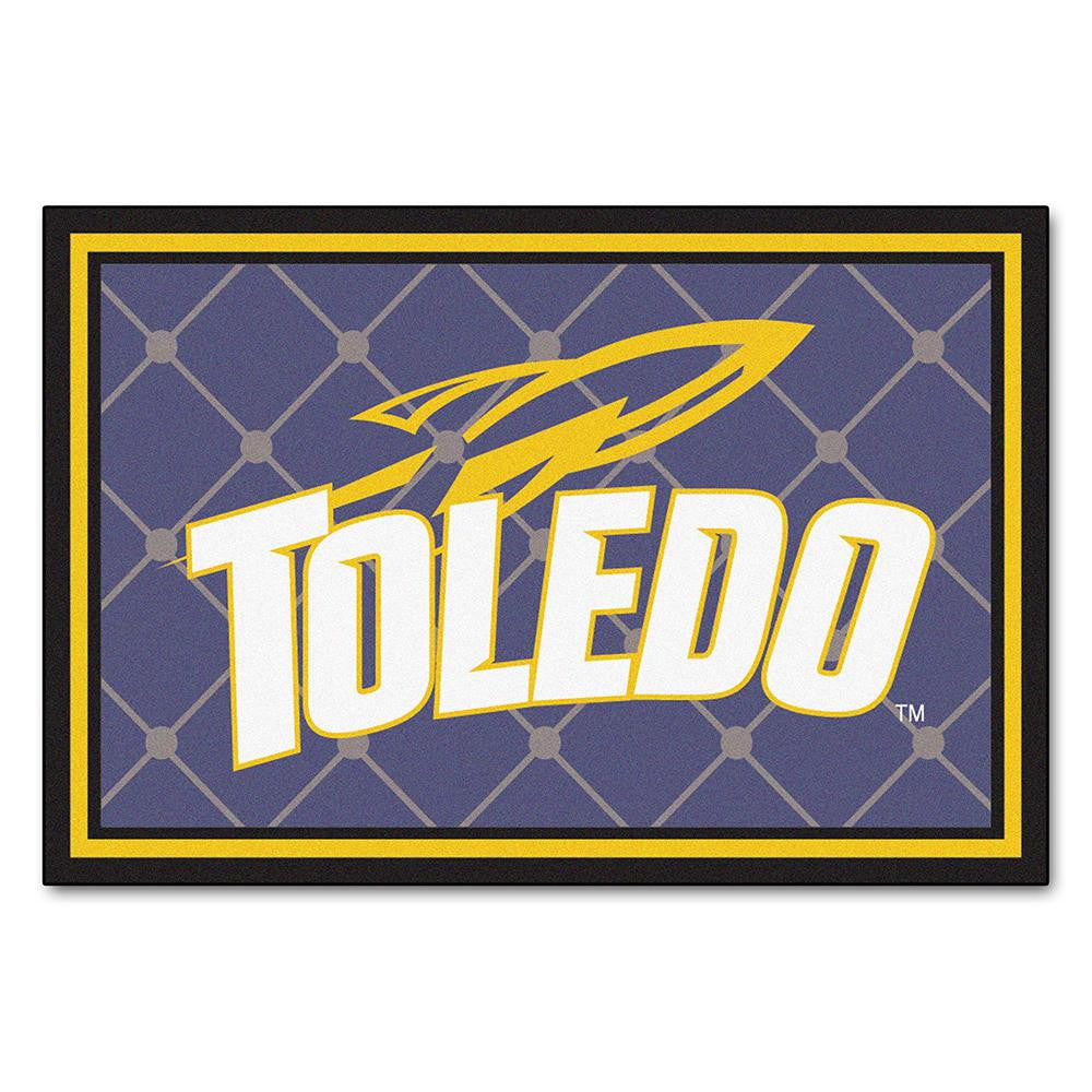 Toledo Rockets NCAA Floor Rug (5x8')