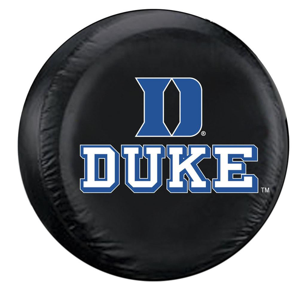 Duke Blue Devils NCAA Spare Tire Cover (Large) (Black)