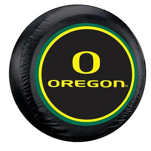 Oregon Ducks NCAA Spare Tire Cover (Large) (Black)