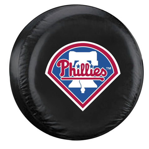 Philadelphia Phillies MLB Spare Tire Cover (Large) (Black)