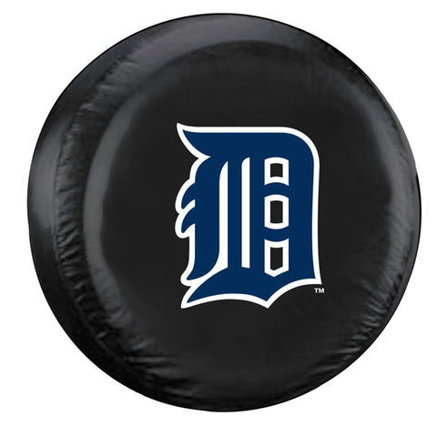 Detroit Tigers MLB Spare Tire Cover (Standard) (Black)