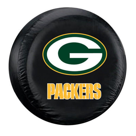 Green Bay Packers NFL Spare Tire Cover (Large) (Black)